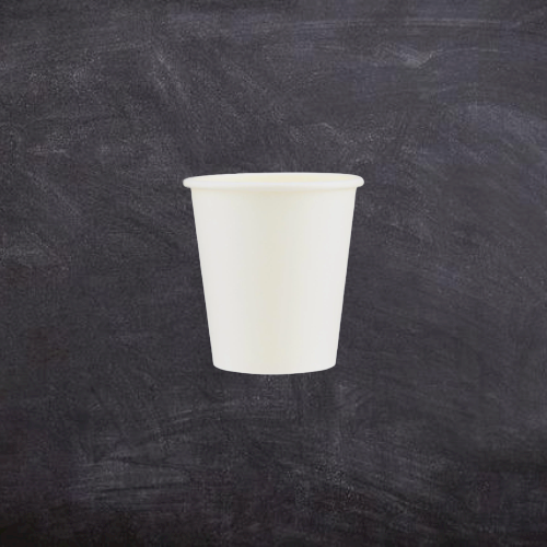 White paper cup 8oz